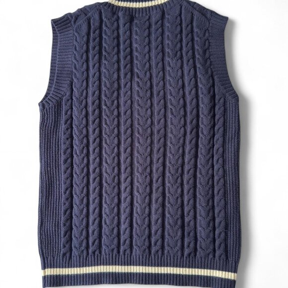 Aritzia Sunday Best Navy Sweater Vest - Picture 4 of 7